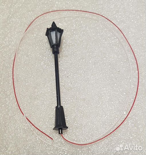 Уличный фонарь 65мм для макета масштаба 1:100