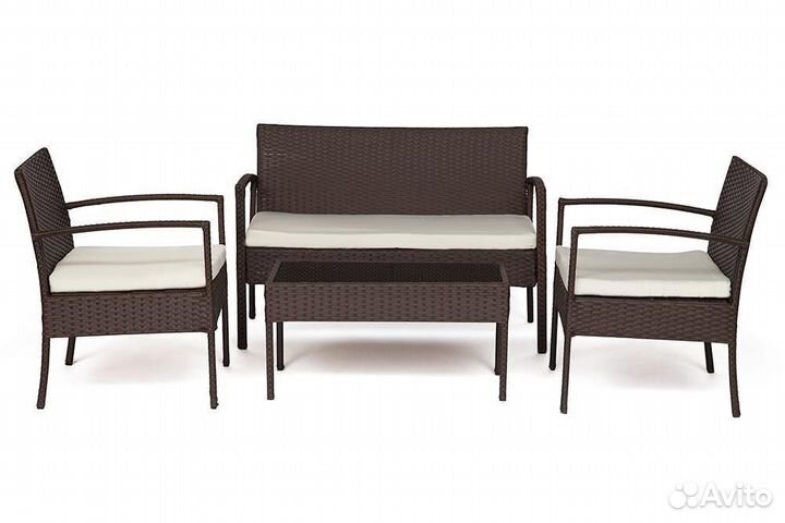 Комплект для отдыха «Лаундж сет» иск. ротанг (2100
