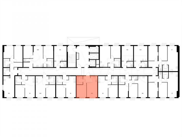 1-к. квартира, 35,8 м², 2/25 эт.