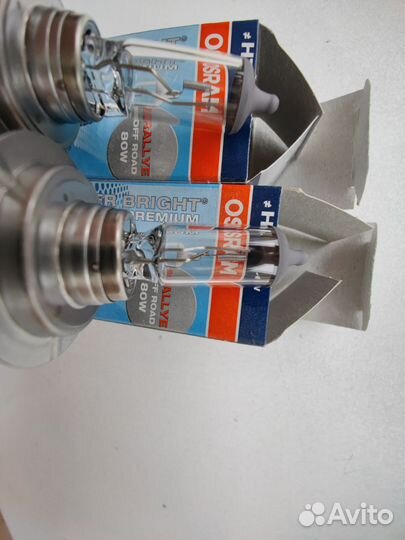 Лампы автомобильные Osram rallye off road 80w h7