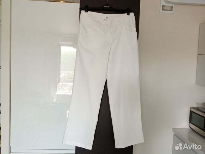 Брюки женские классические белые