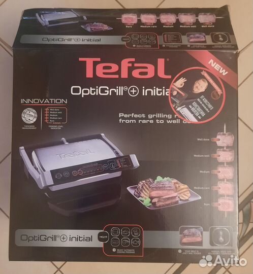 Электрогриль tefal optigrill gc706d34