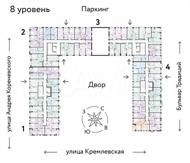 Квартира-студия, 25 м², 8/15 эт.