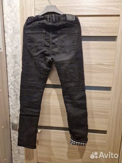 Джинсы утепленные