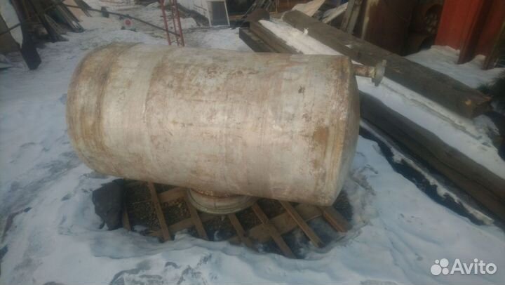 Бочка из пищевого аллюминия на 900л