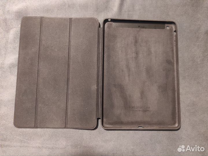 Чехол iPad Air smart case, черная кожа