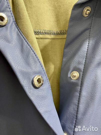 Кожаная рубашка Stradivarius