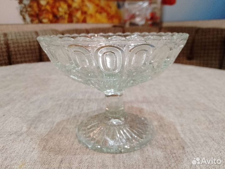 Ваза на ножке салатник до 1917г