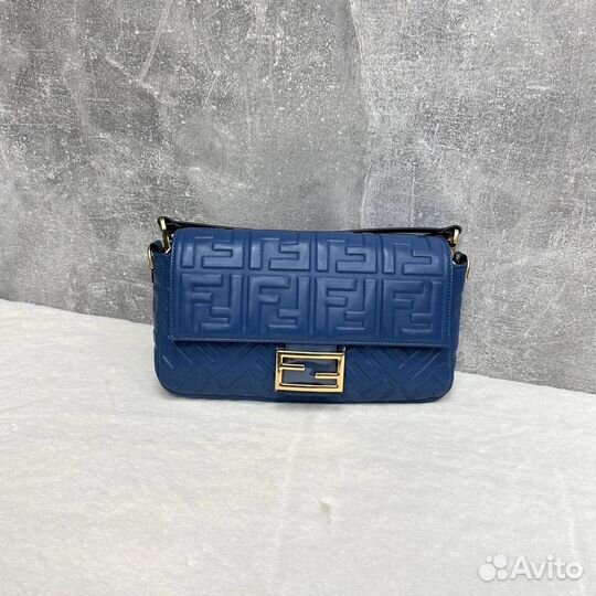 Сумка Fendi Baguette синяя