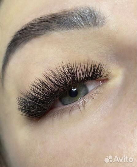 Наращивание ресниц и оформление бровей/ обучение