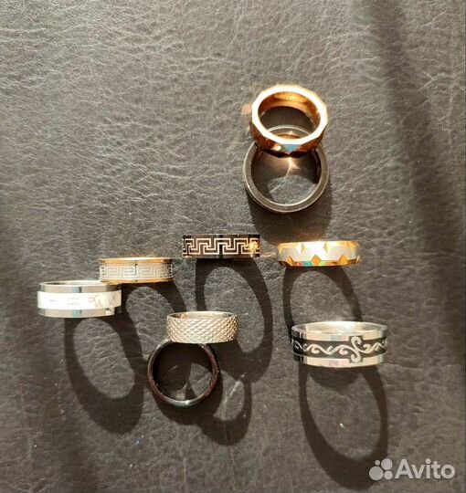 Стильные украшения из стали и натуральной кожи