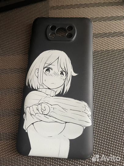 Чехол для poco x3 pro принт