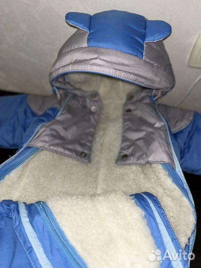 Зимний весенний комбинезон до 80 см