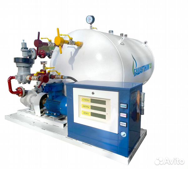 Мобильная газовая заправка агзс