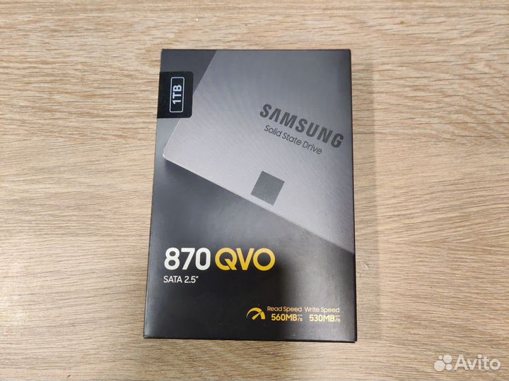 Ssd диск Samsung 870 QVO 1 TB