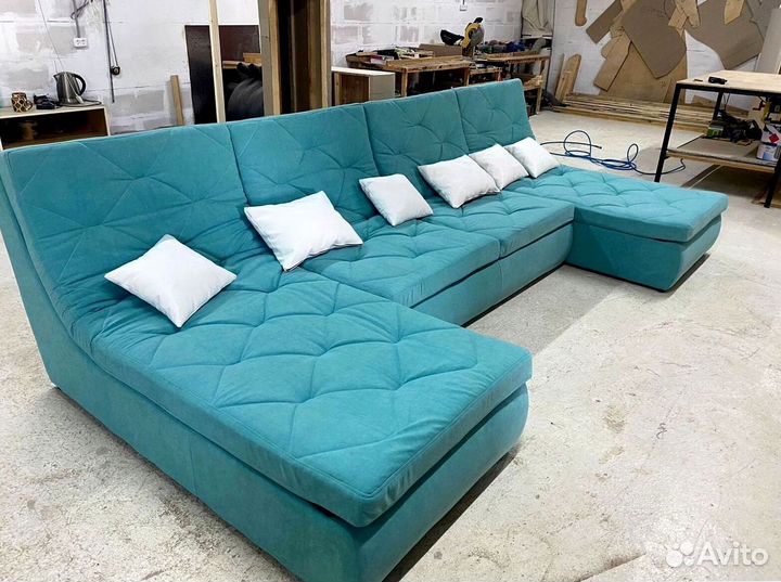 Большой угловой диван / диван раскладной