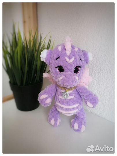 Дракон. Дракончик вязаный.Символ 2024 года