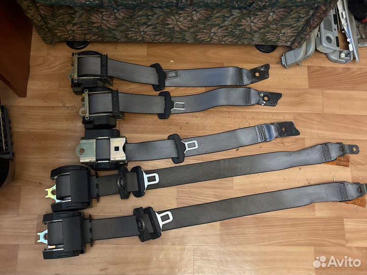 Комплект серых ремней безопасности бмв Е39