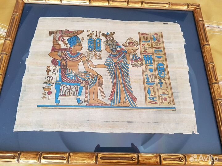 Картины на папирусе из Египта