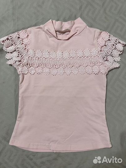 Блузка школьная 128