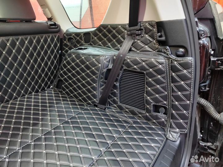 3D коврики в багажник land cruiser prado 150