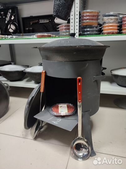 Казан чугунный 12 литров