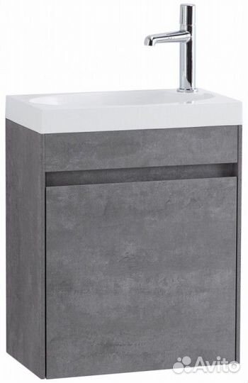 Тумба с раковиной BelBagno Pietra Mini 46L Stucco Cemento