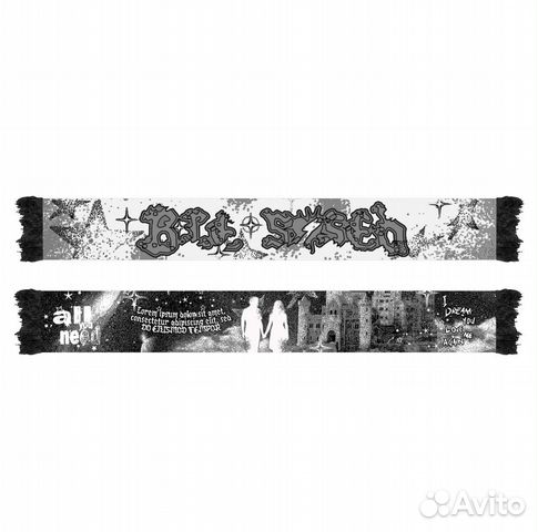 Шарф blessed second love scarf