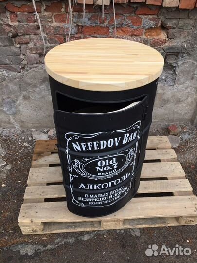 Бочка бар для интерьера и улицы