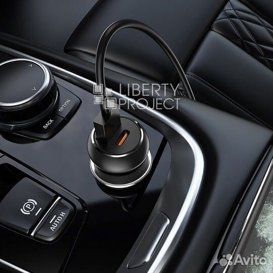 Азу hoco Z38 Resolute PD 20W + QC 3.0 Car Charger