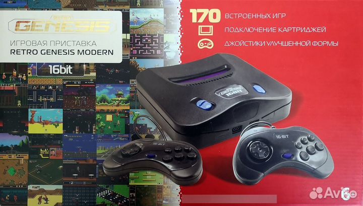 Sega Retro Genesis Modern (170 игр)