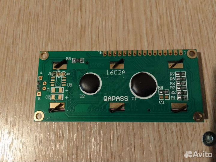 LCD-дисплей 1602A (LCD1602A)