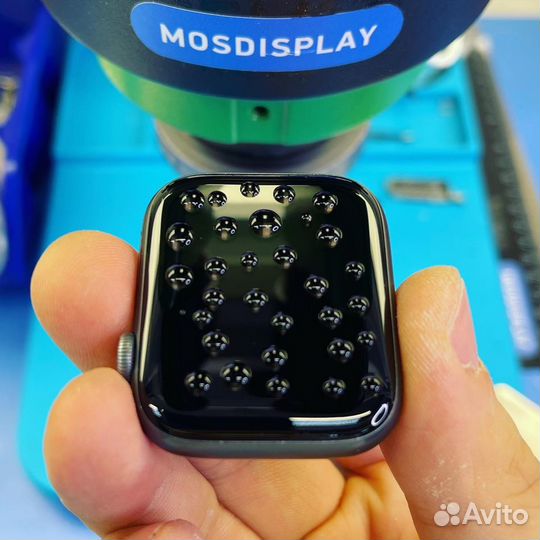 Полировка царапин стекла Apple Watch 4 5 6 7 8 SE