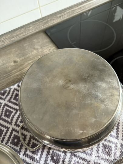 Кастрюля из нержавейки б/у 4 л