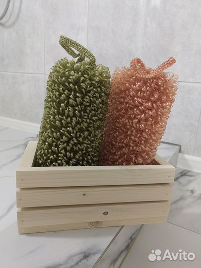 Мочалка ручной работы