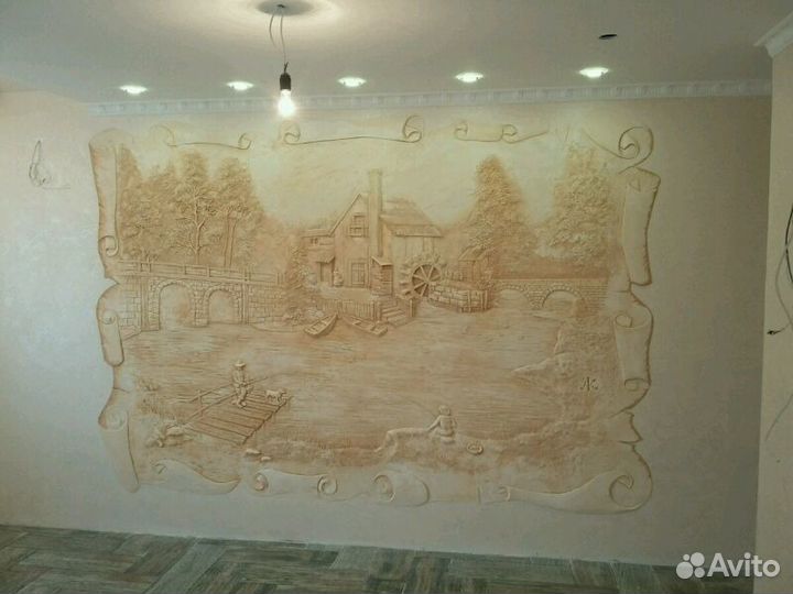 Художественное панно для стен и потолков