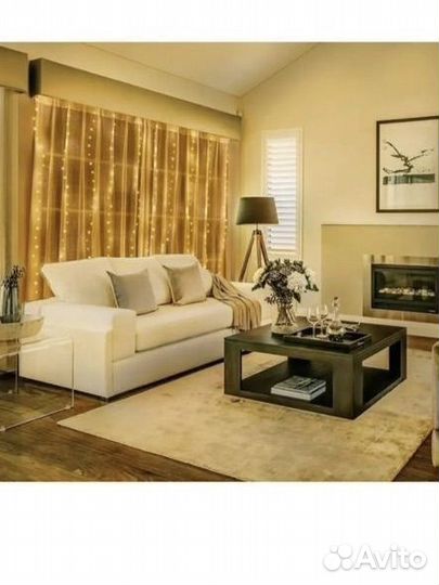 Светодиодная гирлянда штора, светодиодная гирлянда