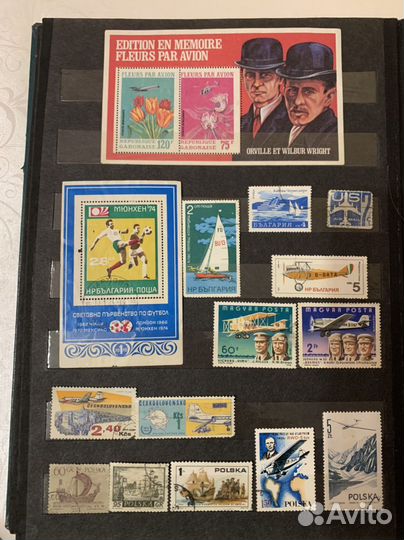 Марки Болгария Польша Чехия Куба спорт, авиация