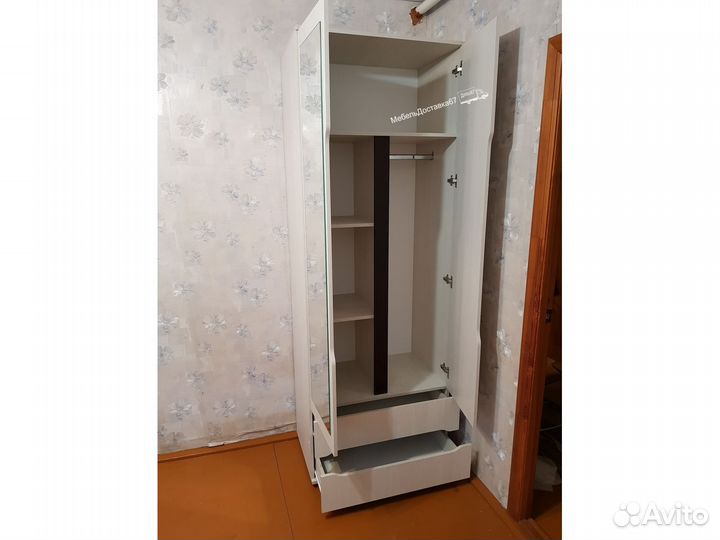 Шкаф (220*80*50) шк 011 с ящиками Валенсия