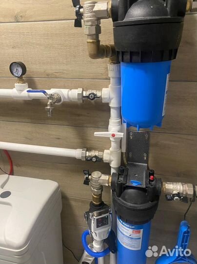 Система очистки воды.Обслуживание.Перезасыпка