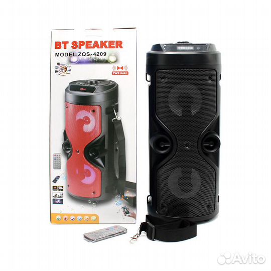 Портативная блютуз колонка ZQS 40см беспроводная
