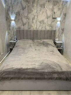 Кровать мягкая двухспальная с подъем мех
