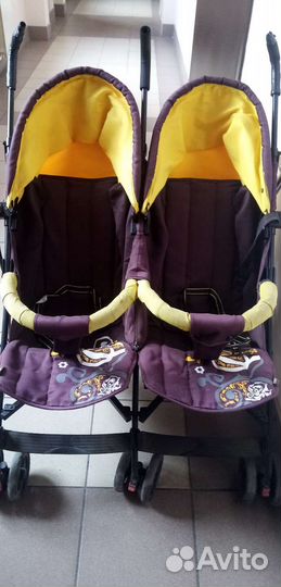 Коляска для двойни