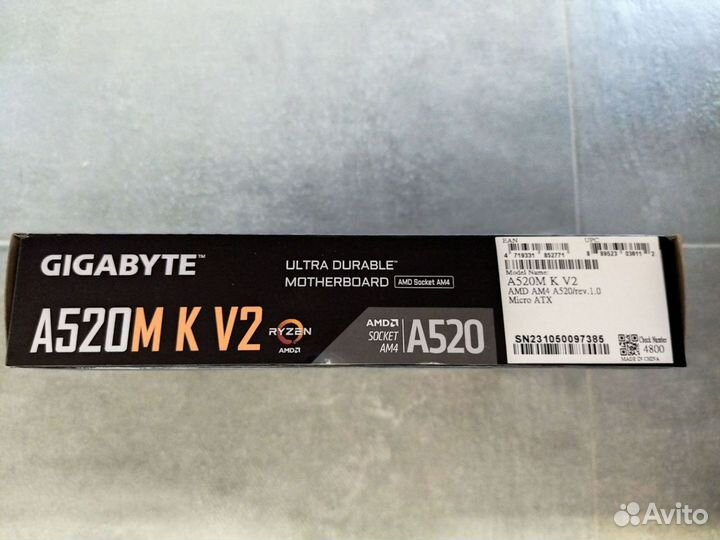 Материнская плата gigabyte a520m k v2