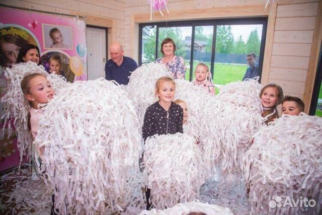 Бумага для Бумажного шоу на праздник