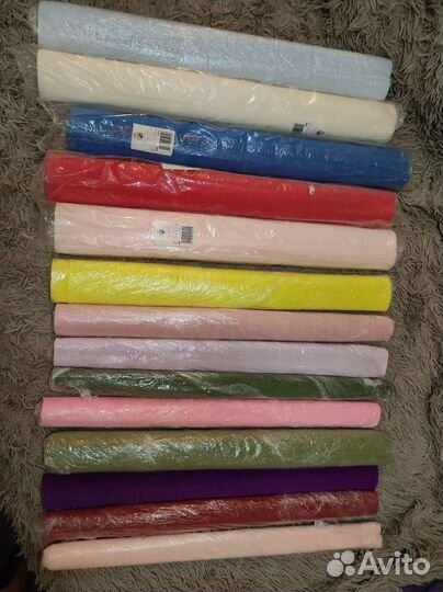 Гофрированная бумага и упаковка для цветов