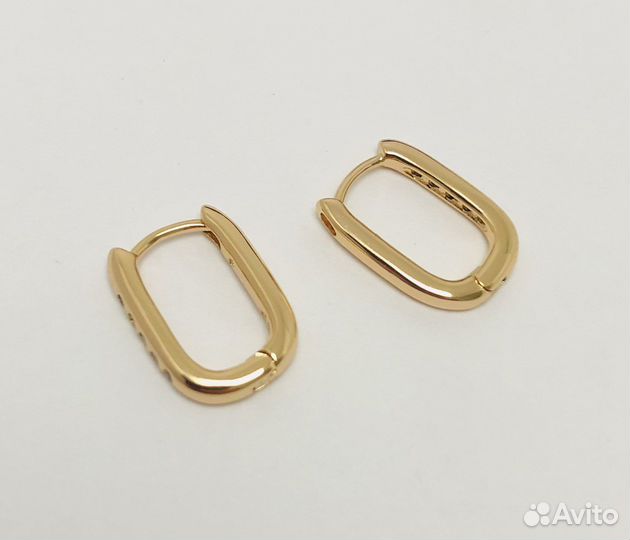 Серьги из мед.сплава