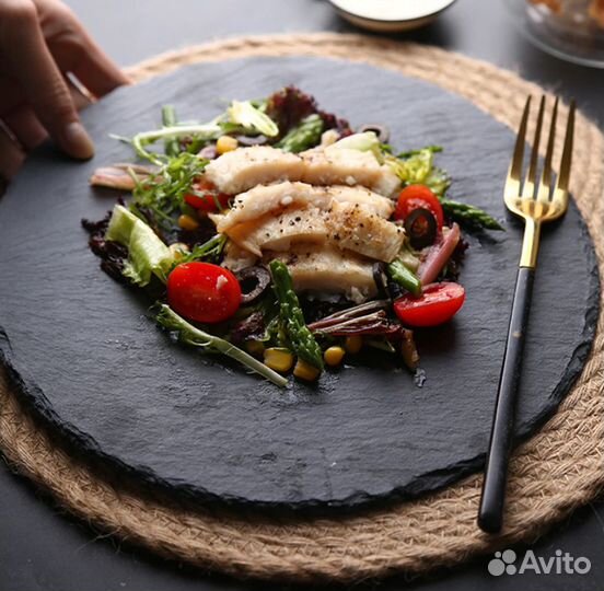 Сервировочная доска из камня / блюдо для подачи