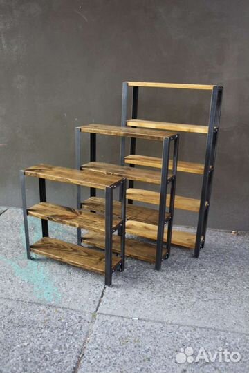 Мебель лофт (loft) дерево+метал под заказ