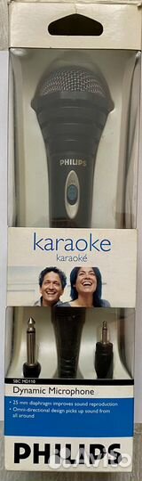 Проводной микрофон для караоке Philips SBC MD 110